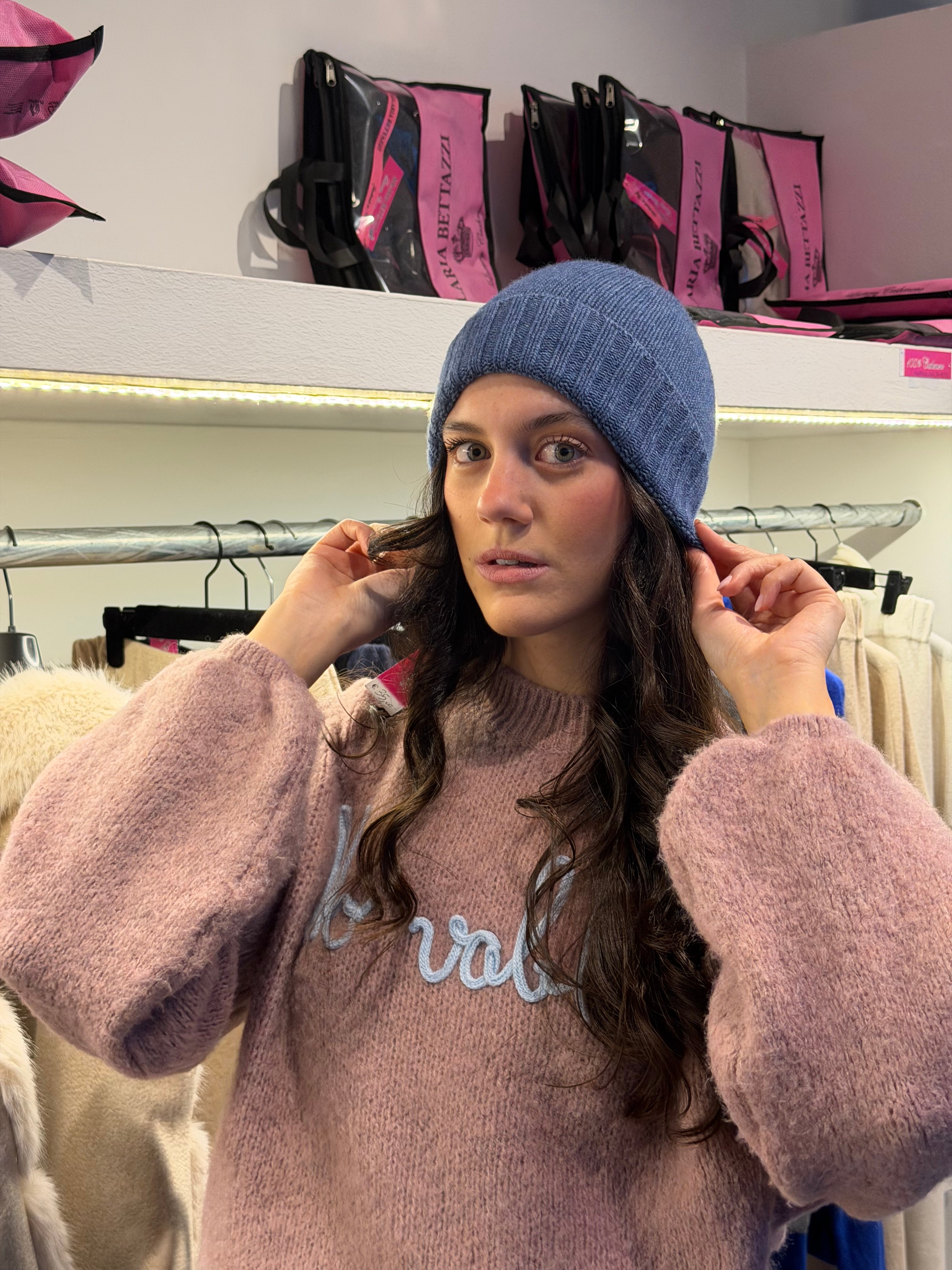 Cappello Cashmere Seta Unisex