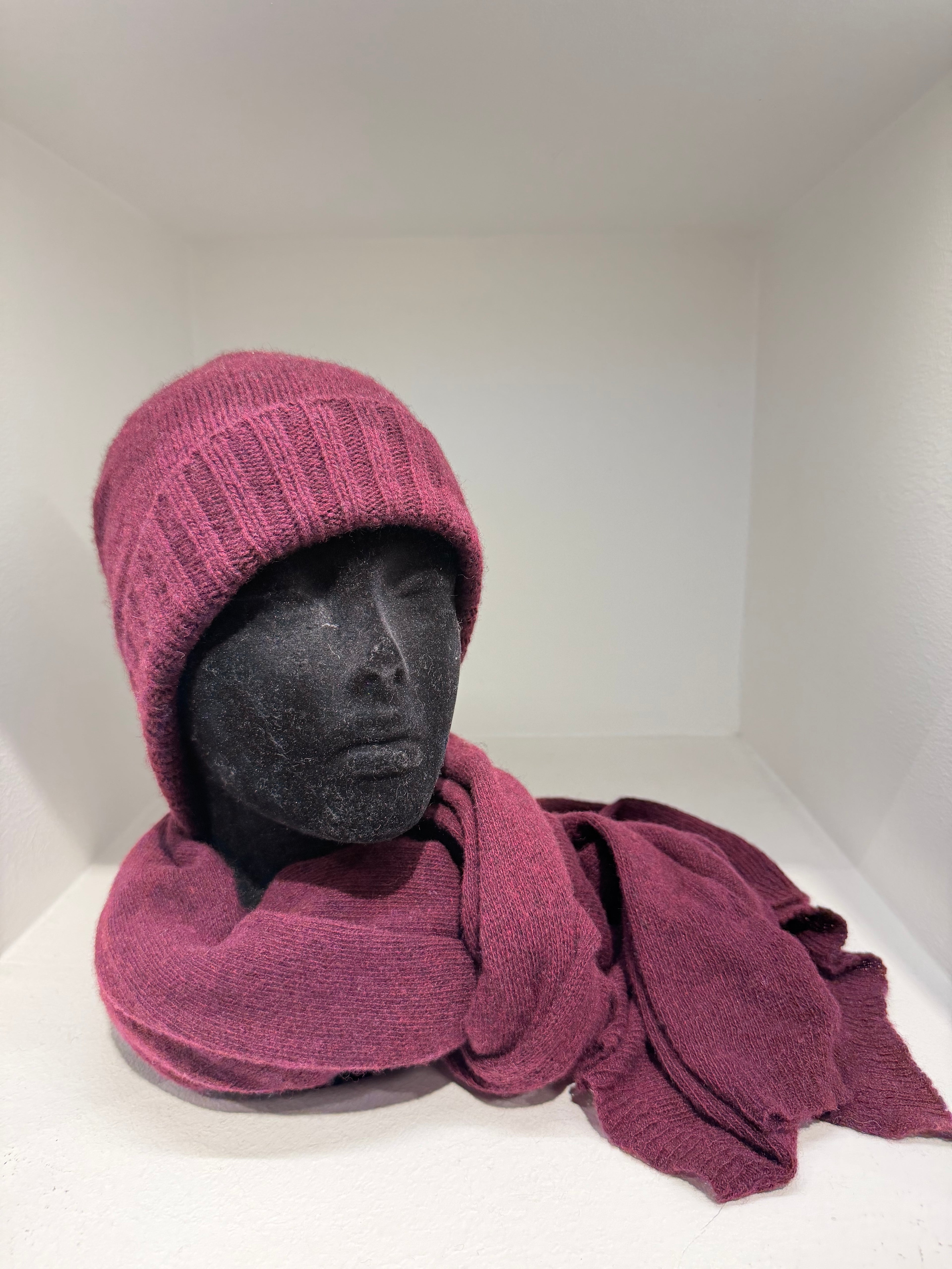 Set Sciarpa e Cappello Cashmere Seta Unisex