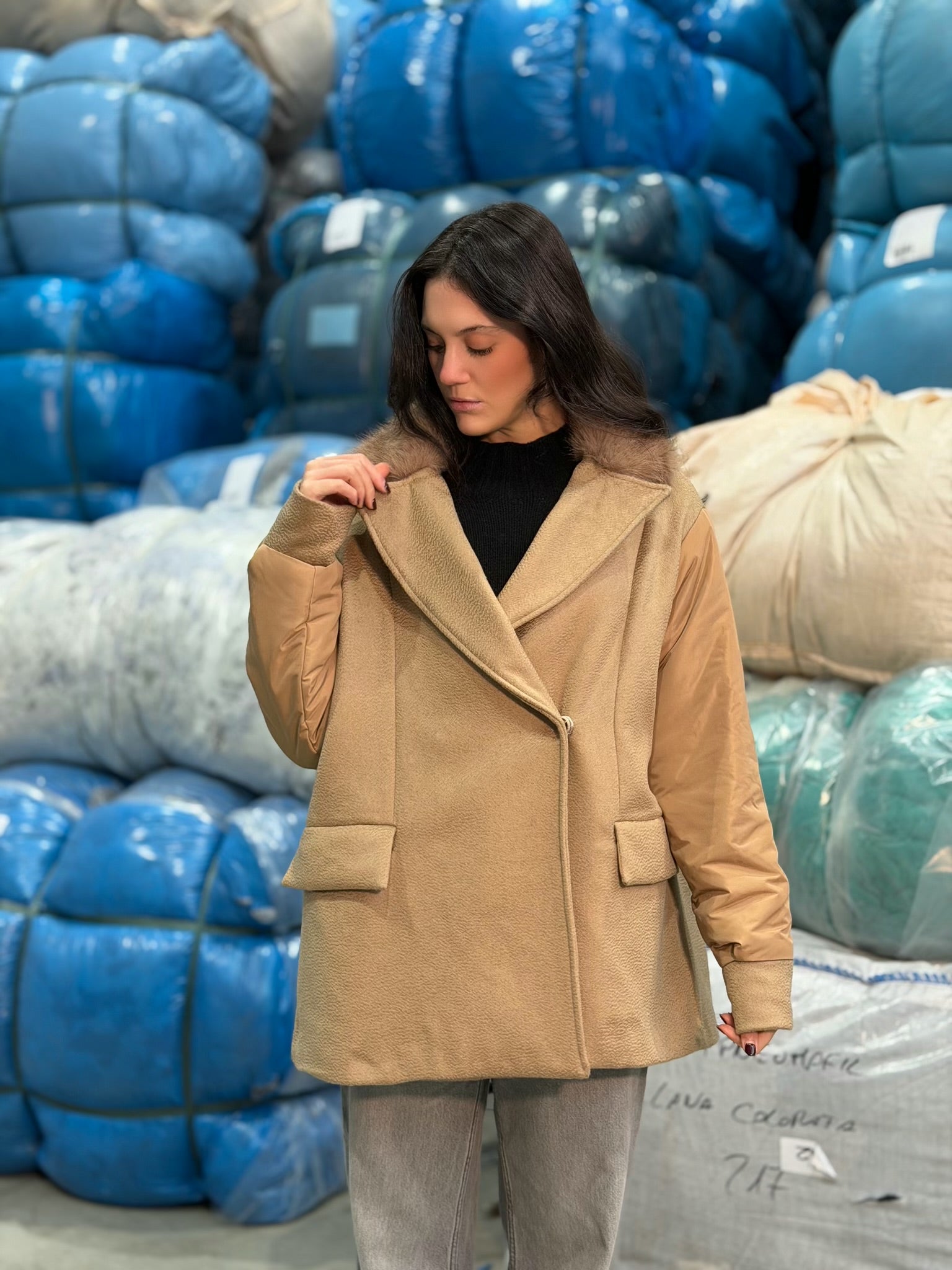 Cappotto Taglia Unica Donna