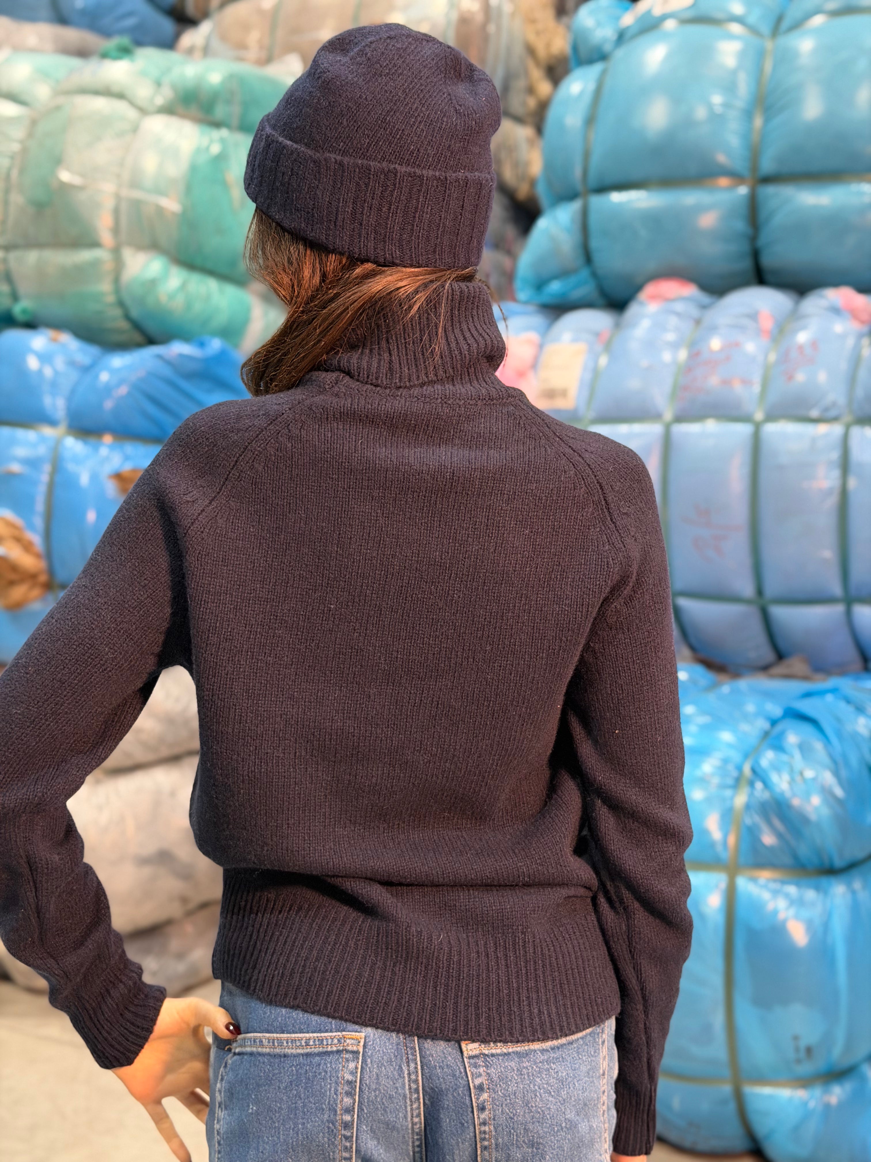 Collo Alto Raglan Donna