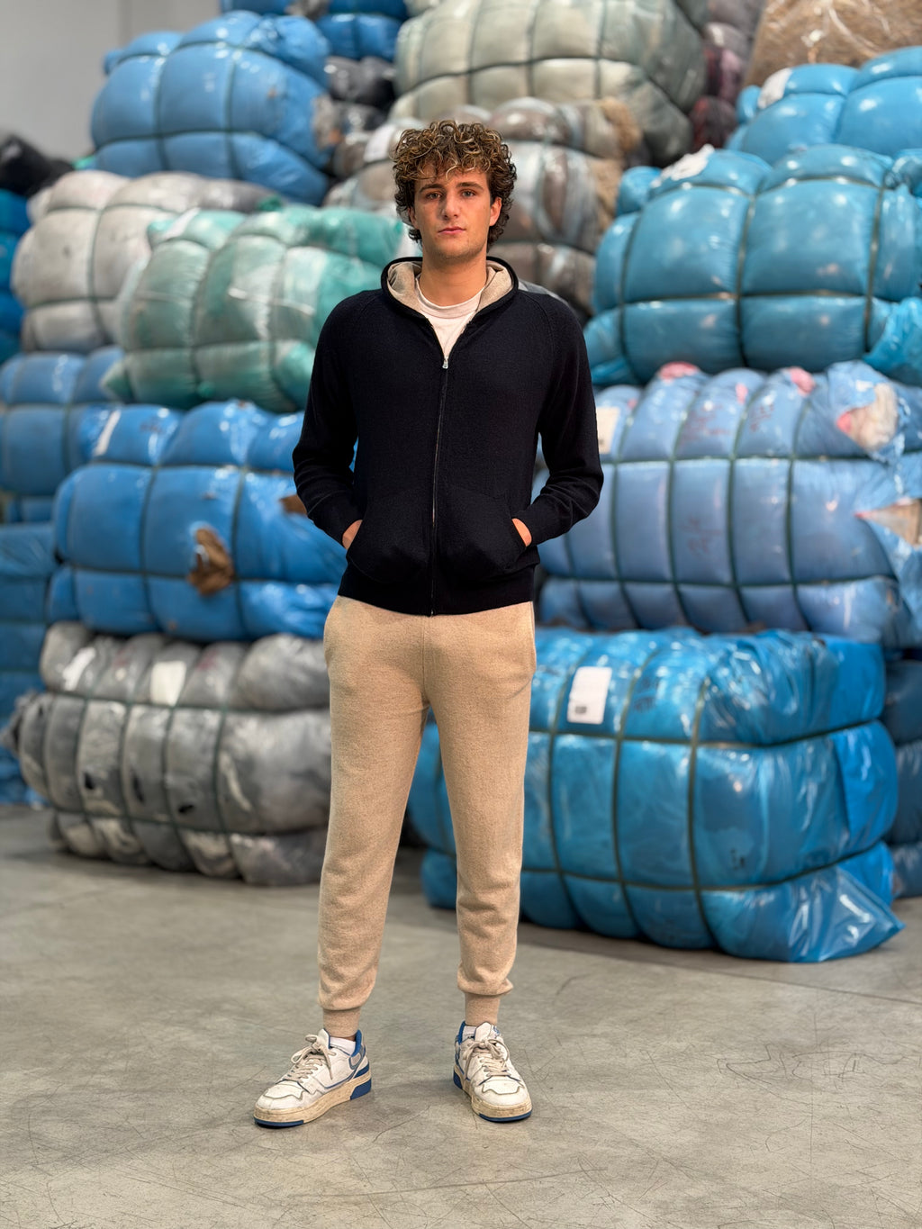 Pantalone Tuta Con Polsino Uomo