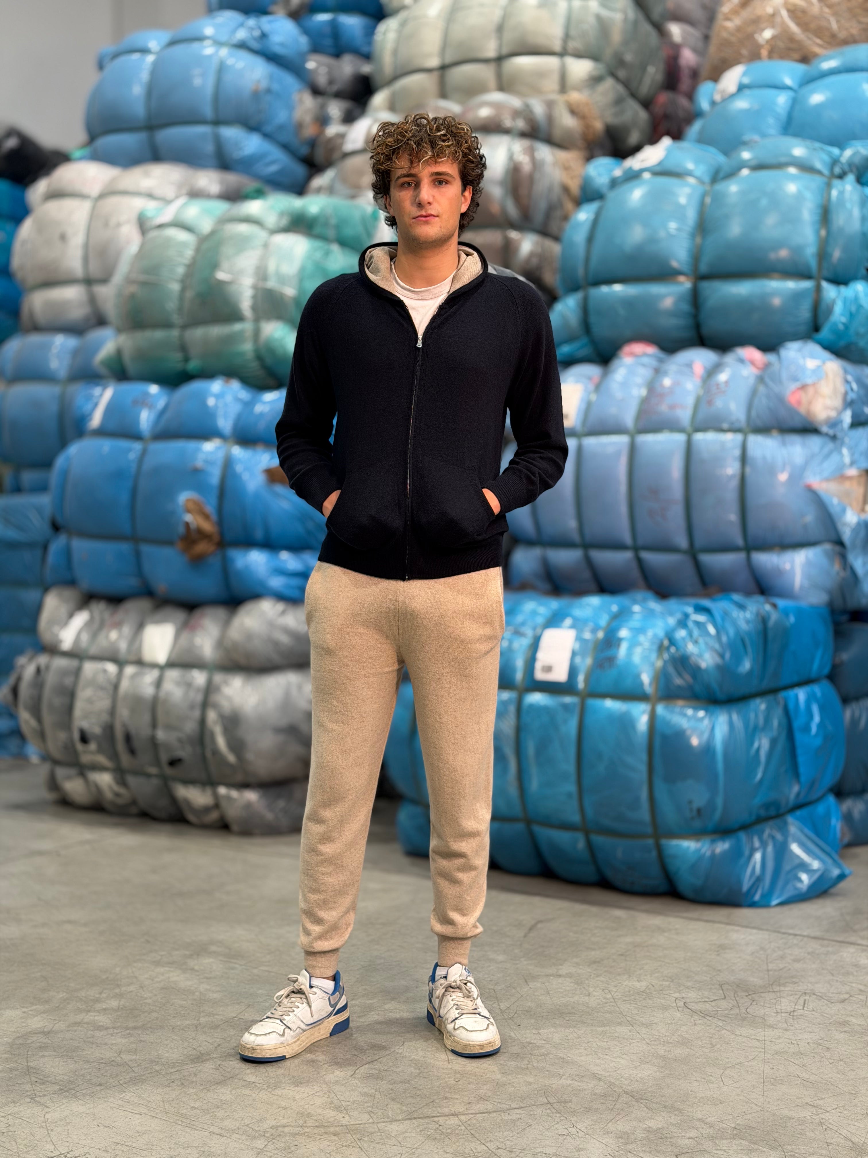 Pantalone Tuta Con Polsino Uomo