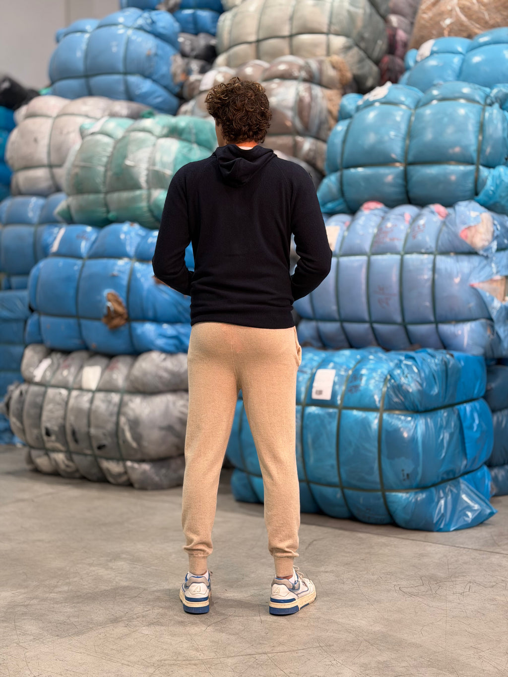 Pantalone Tuta Con Polsino Uomo