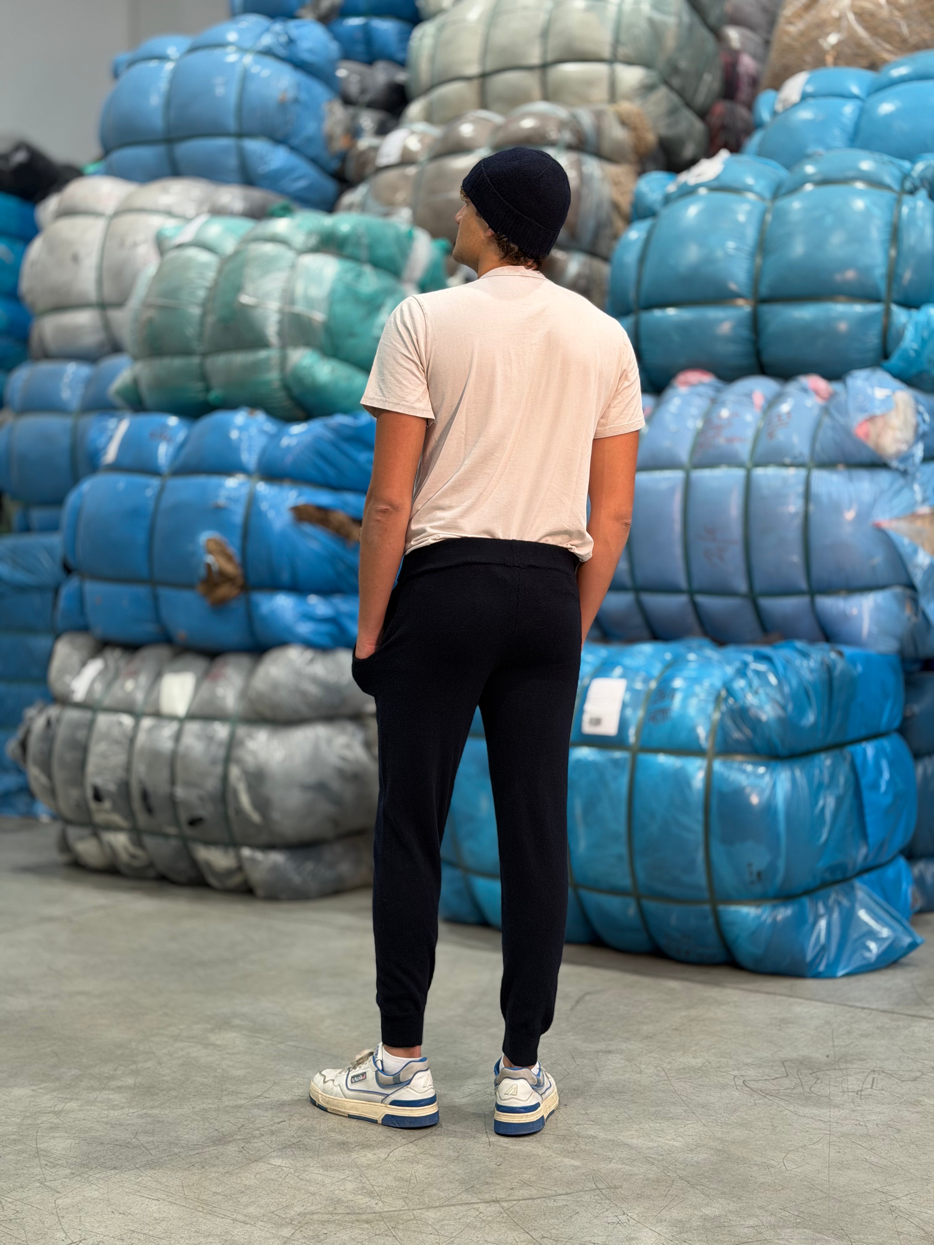 Pantalone Tuta Con Polsino Uomo