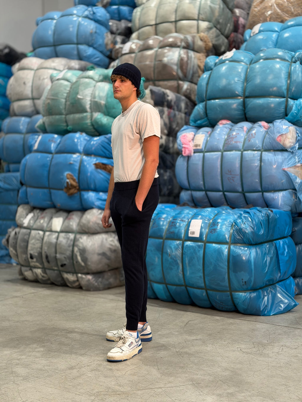 Pantalone Tuta Con Polsino Uomo