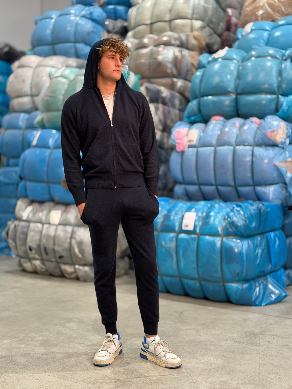 Pantalone Tuta Con Polsino Uomo