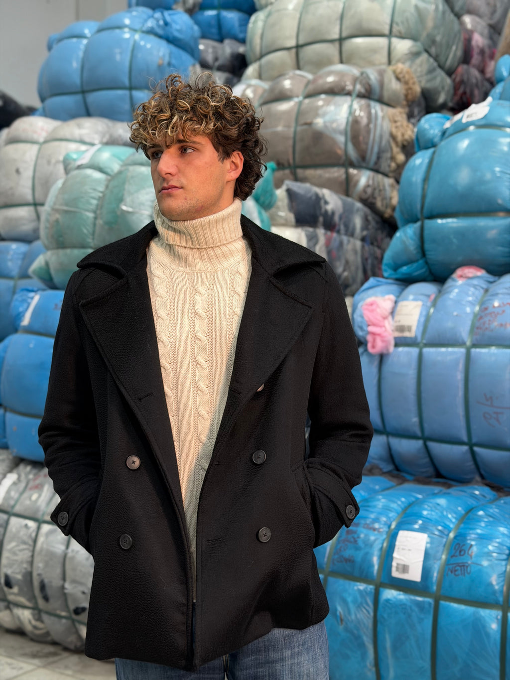 Cappotto Doppiopetto Uomo