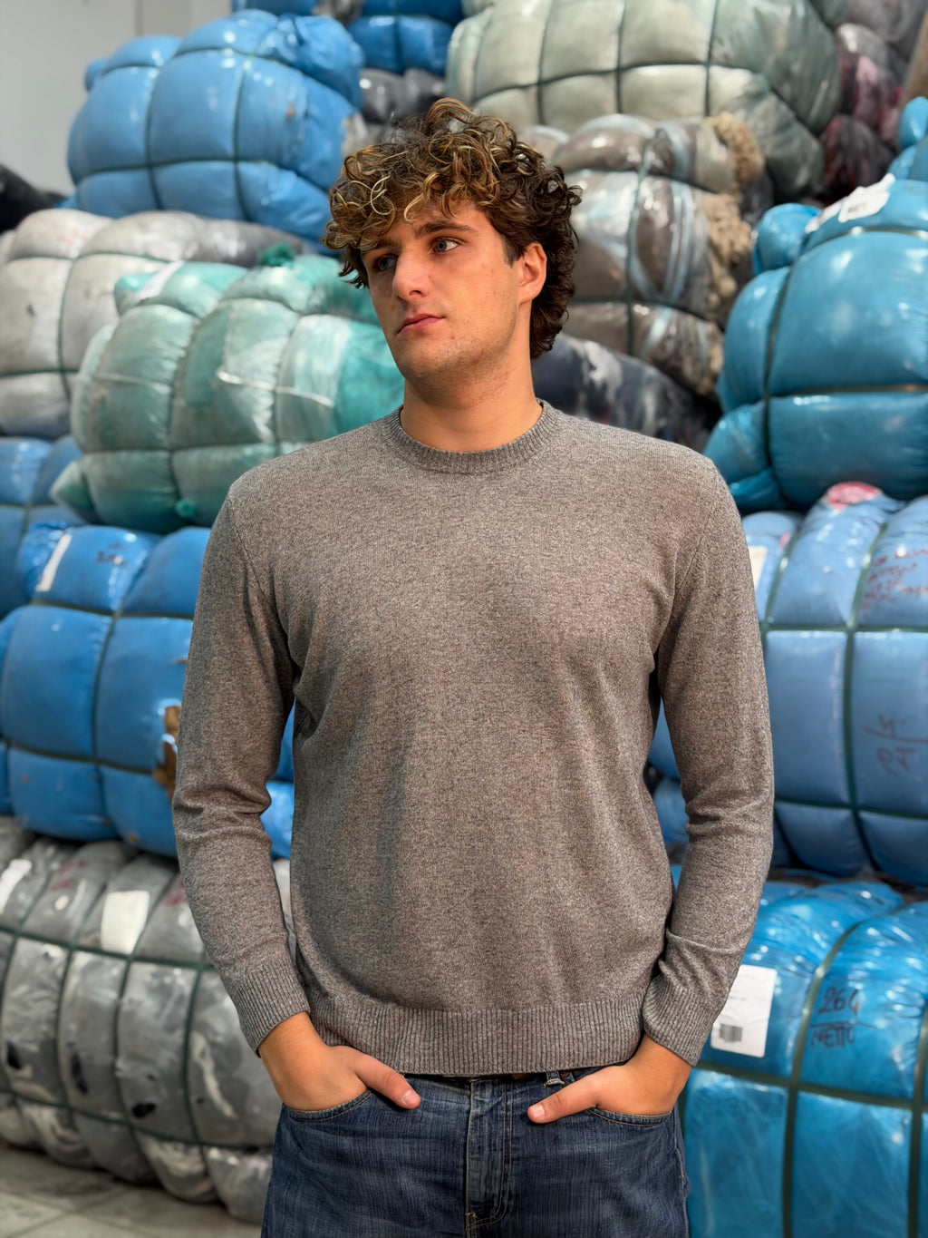 Paricollo Cashmere Seta Uomo