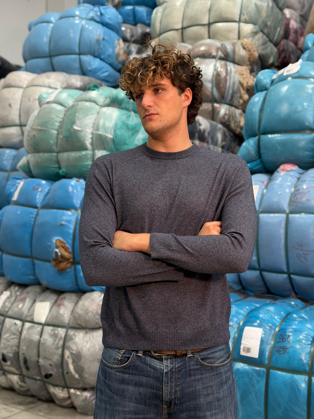 Paricollo Cashmere Seta Uomo