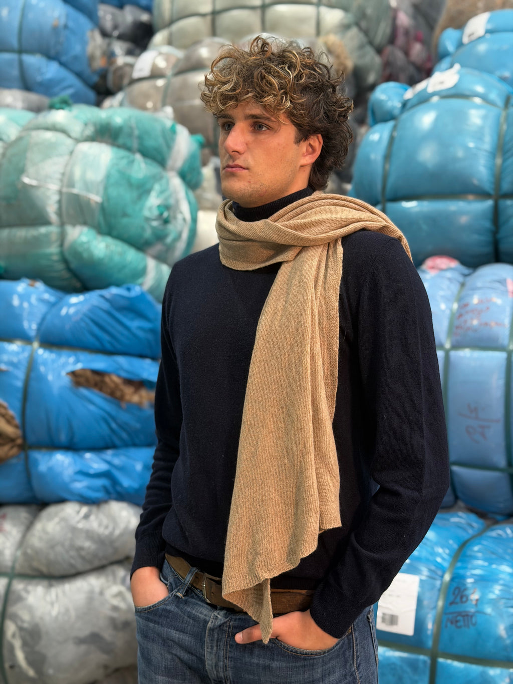 Sciarpa Cashmere Seta Uomo