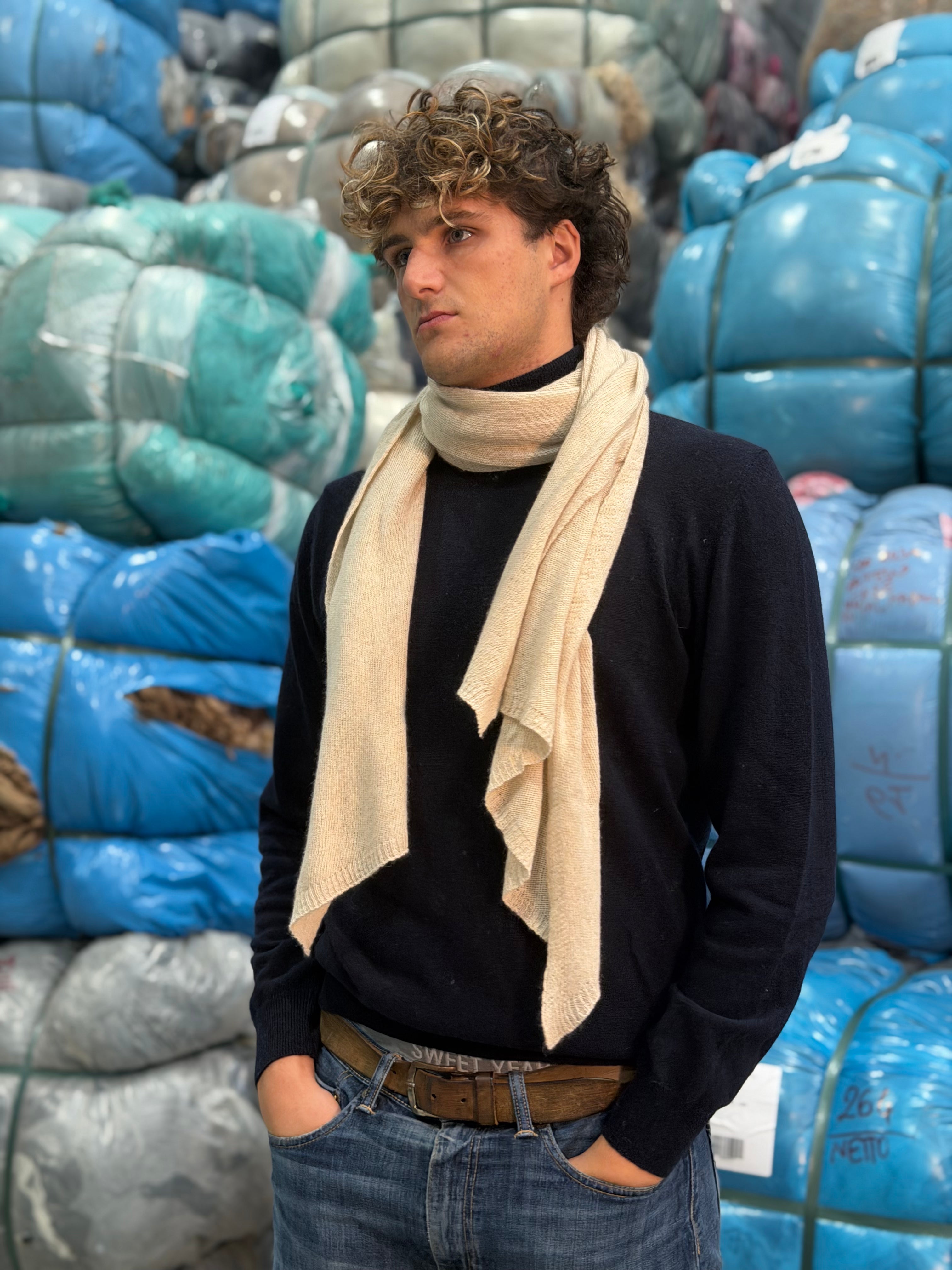 Sciarpa Cashmere Seta Uomo