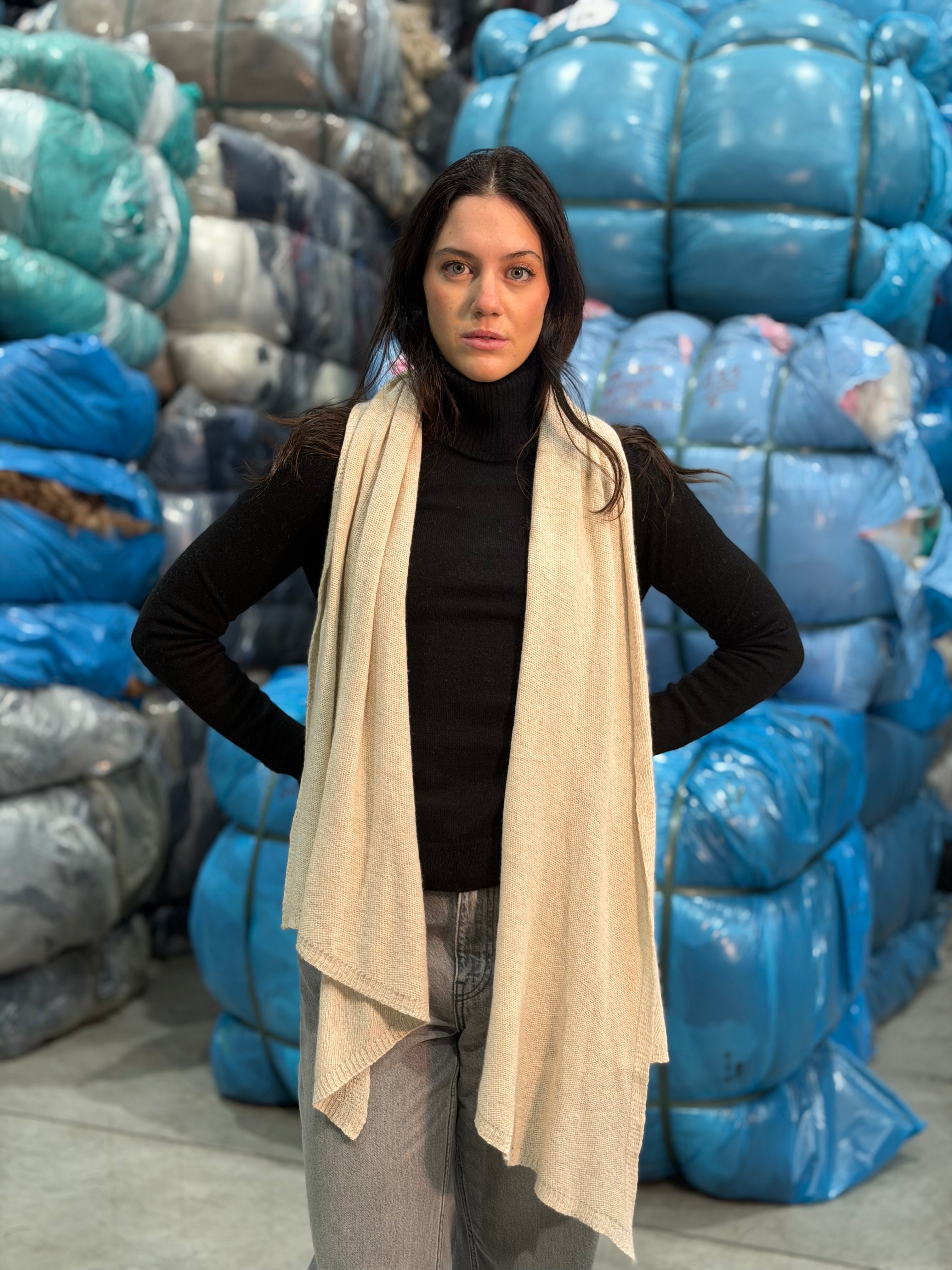 Sciarpa Cashmere Seta Donna