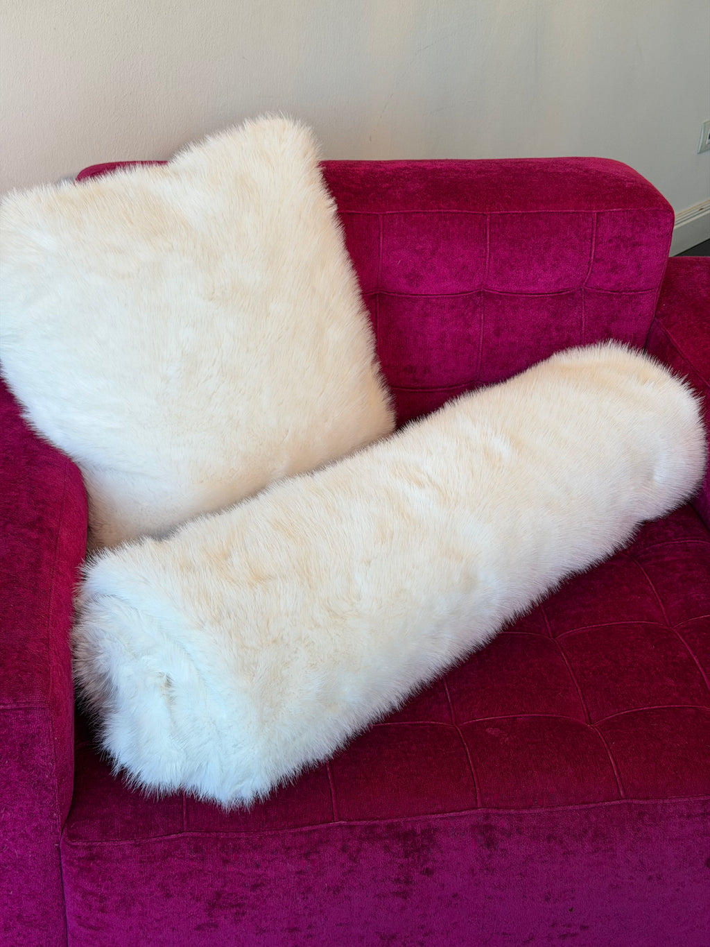 Coperta Pelliccia Con Cuscino - Courmayeur