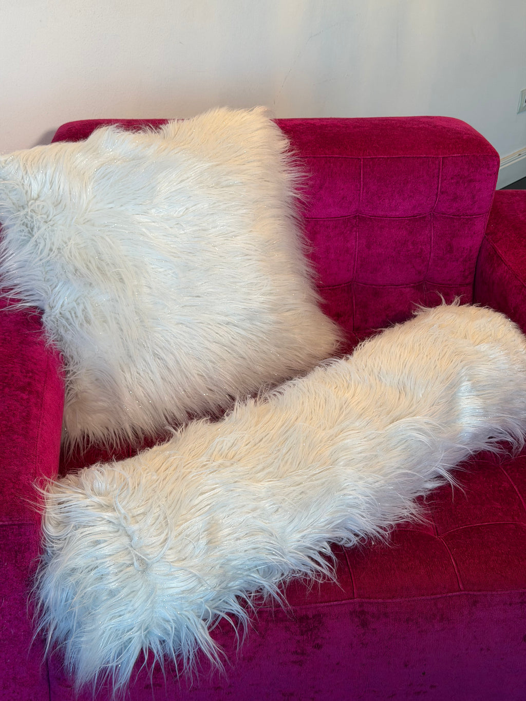 Coperta Pelliccia Con Cuscino - Cortina