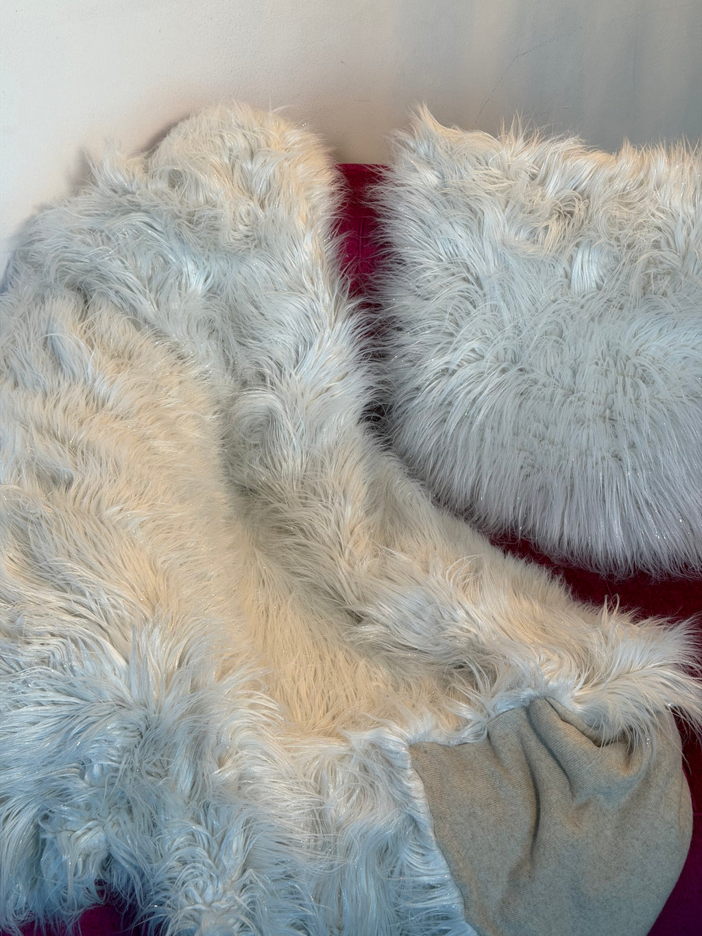 Coperta Pelliccia Con Cuscino - Cortina