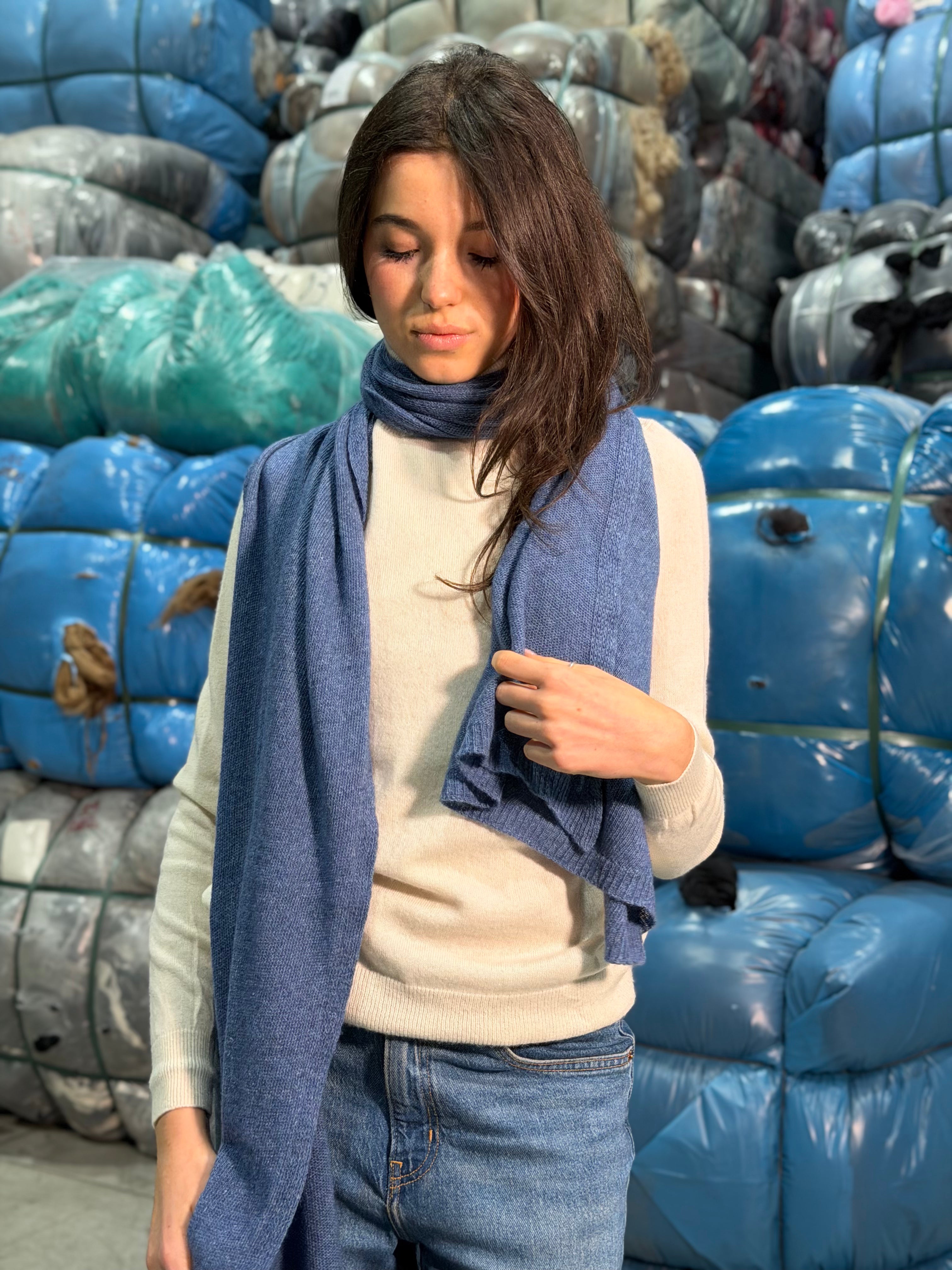 Sciarpa Cashmere Seta Donna