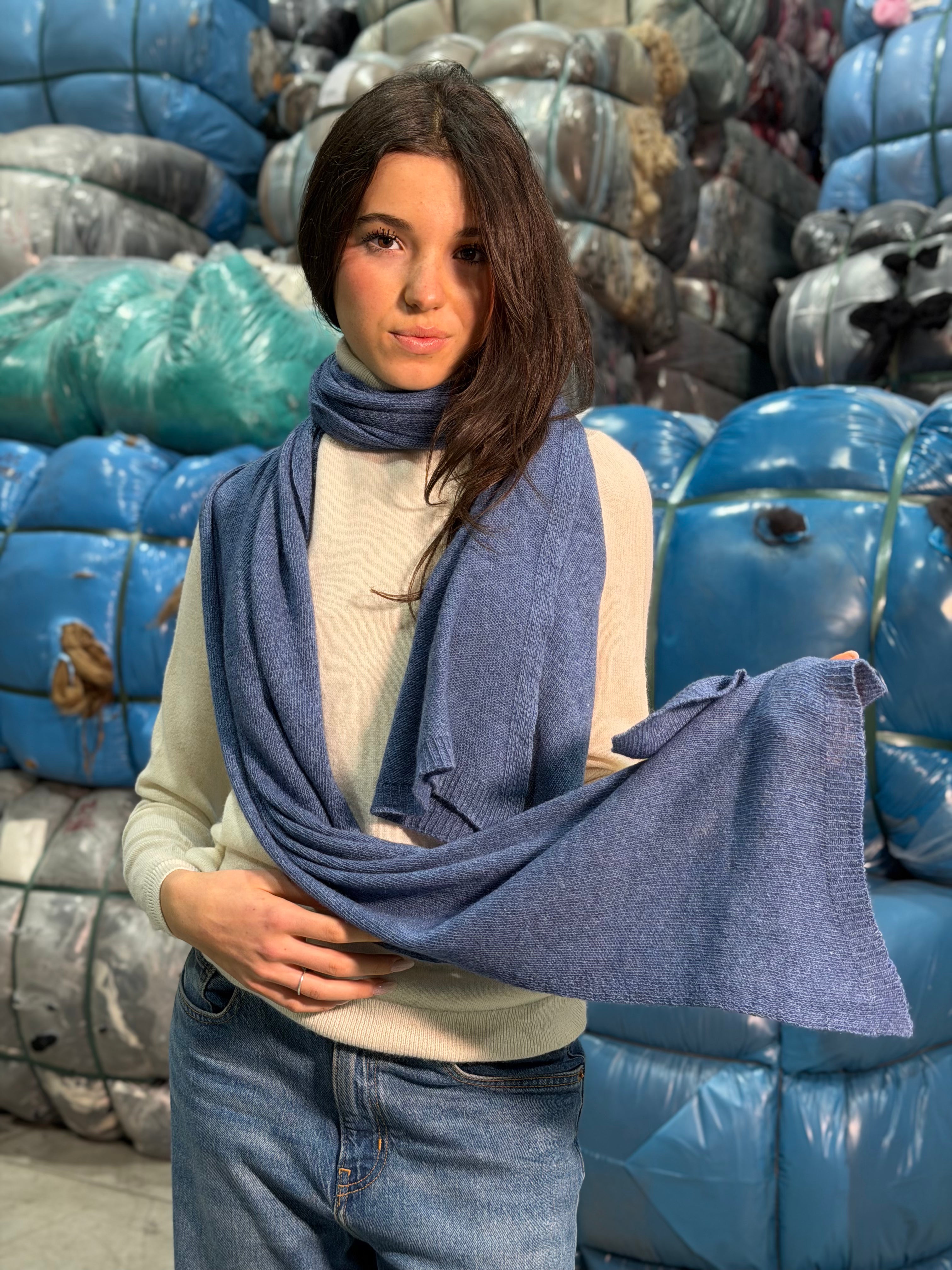 Sciarpa Cashmere Seta Donna