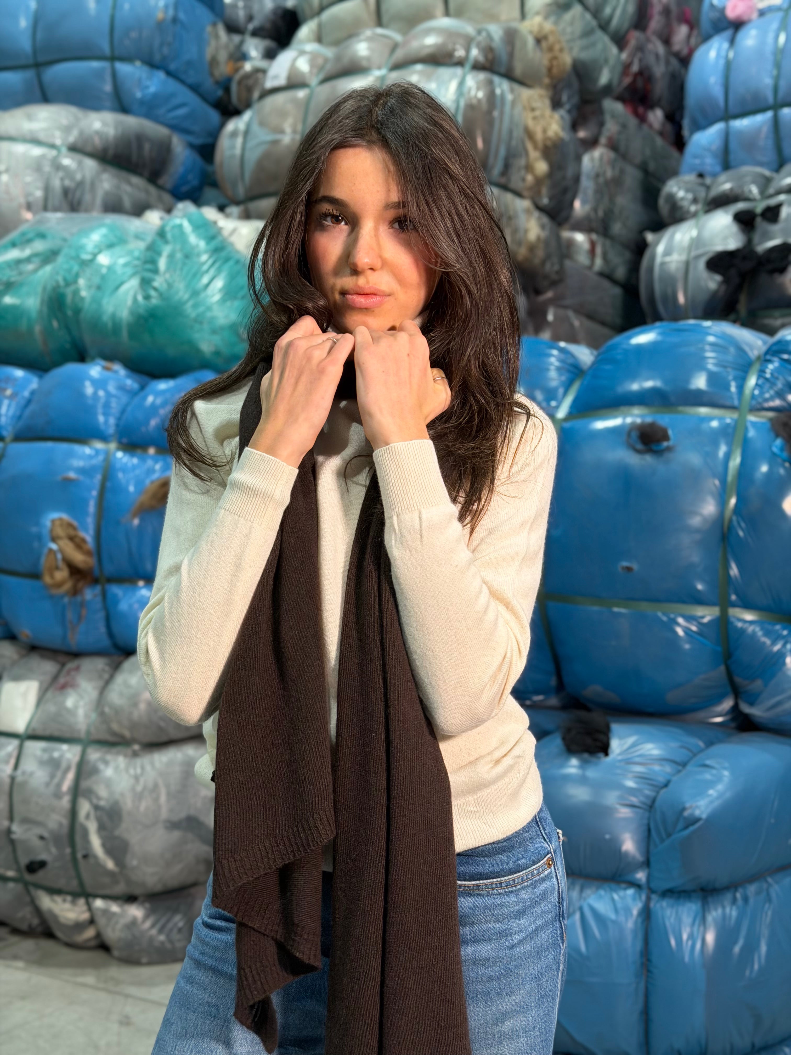 Sciarpa Cashmere Seta Donna