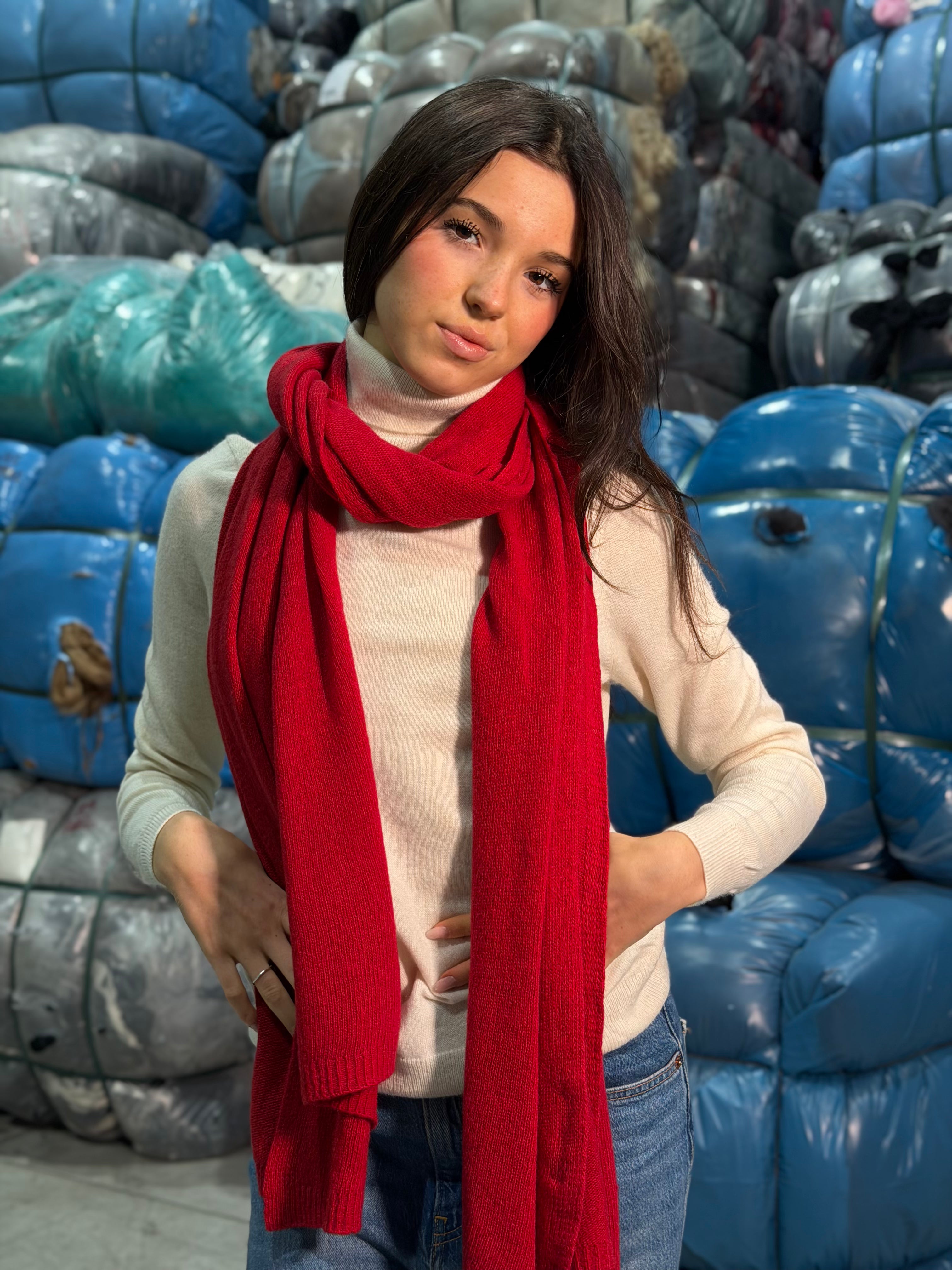 Sciarpa Cashmere Seta Donna