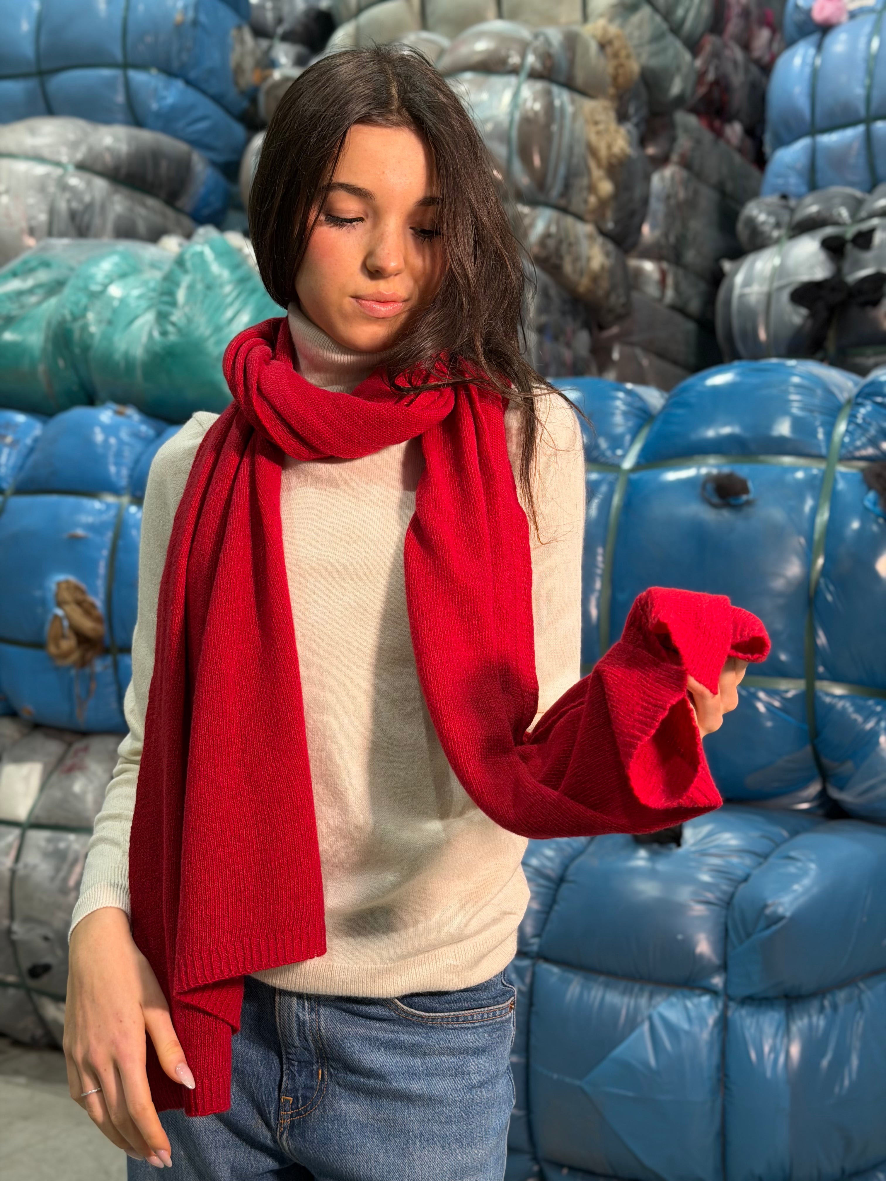 Sciarpa Cashmere Seta Donna