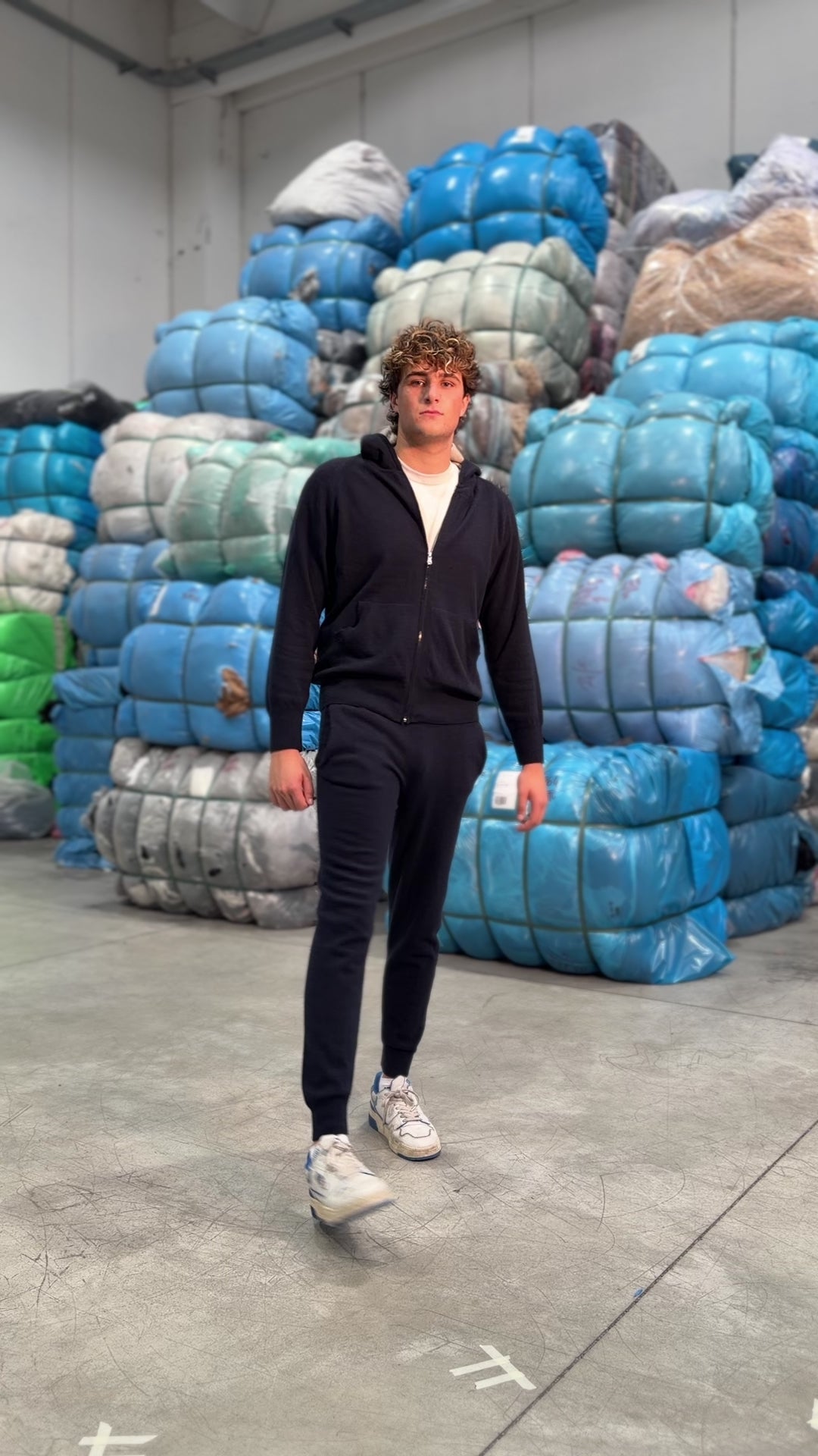 Pantalone Tuta Con Polsino Uomo