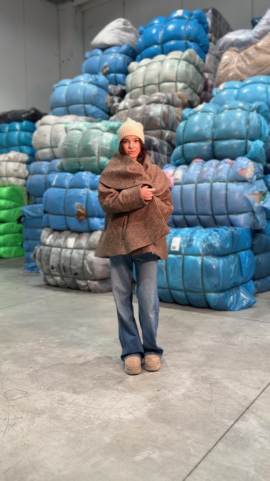 Cappotto corto con Collo Pepe