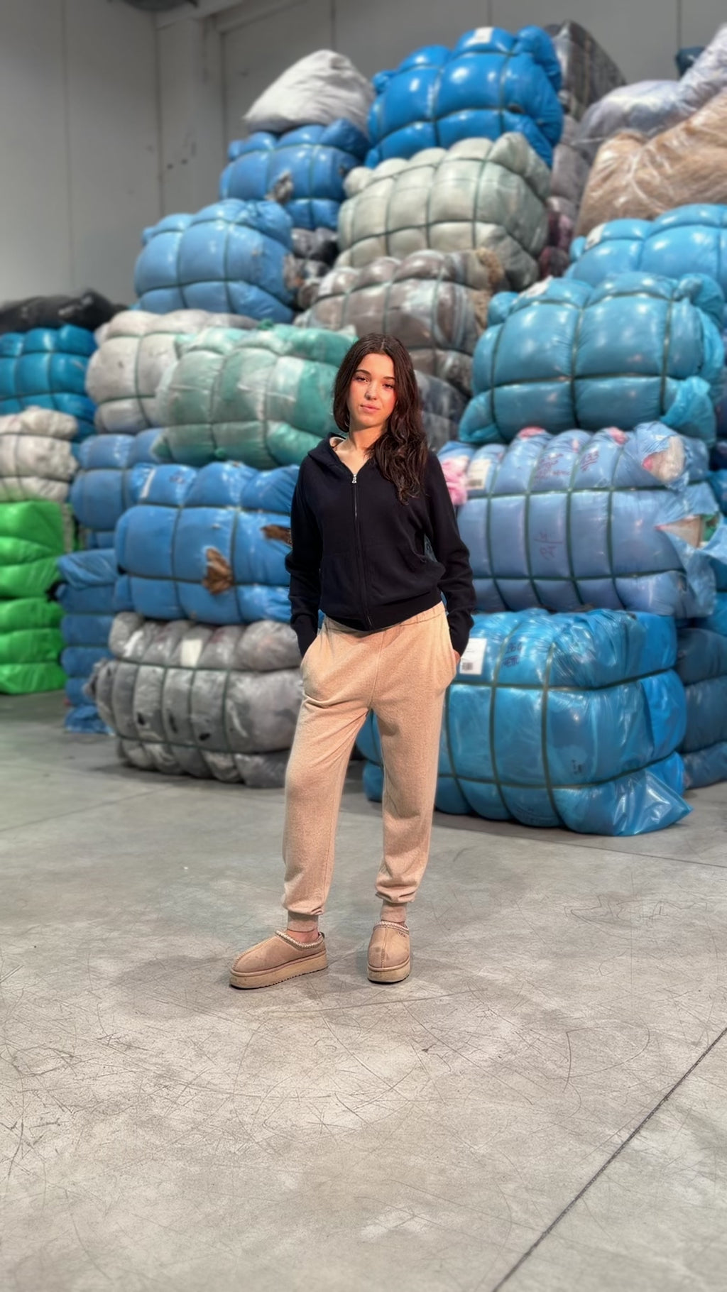 Pantalone Tuta Con Polsino Donna