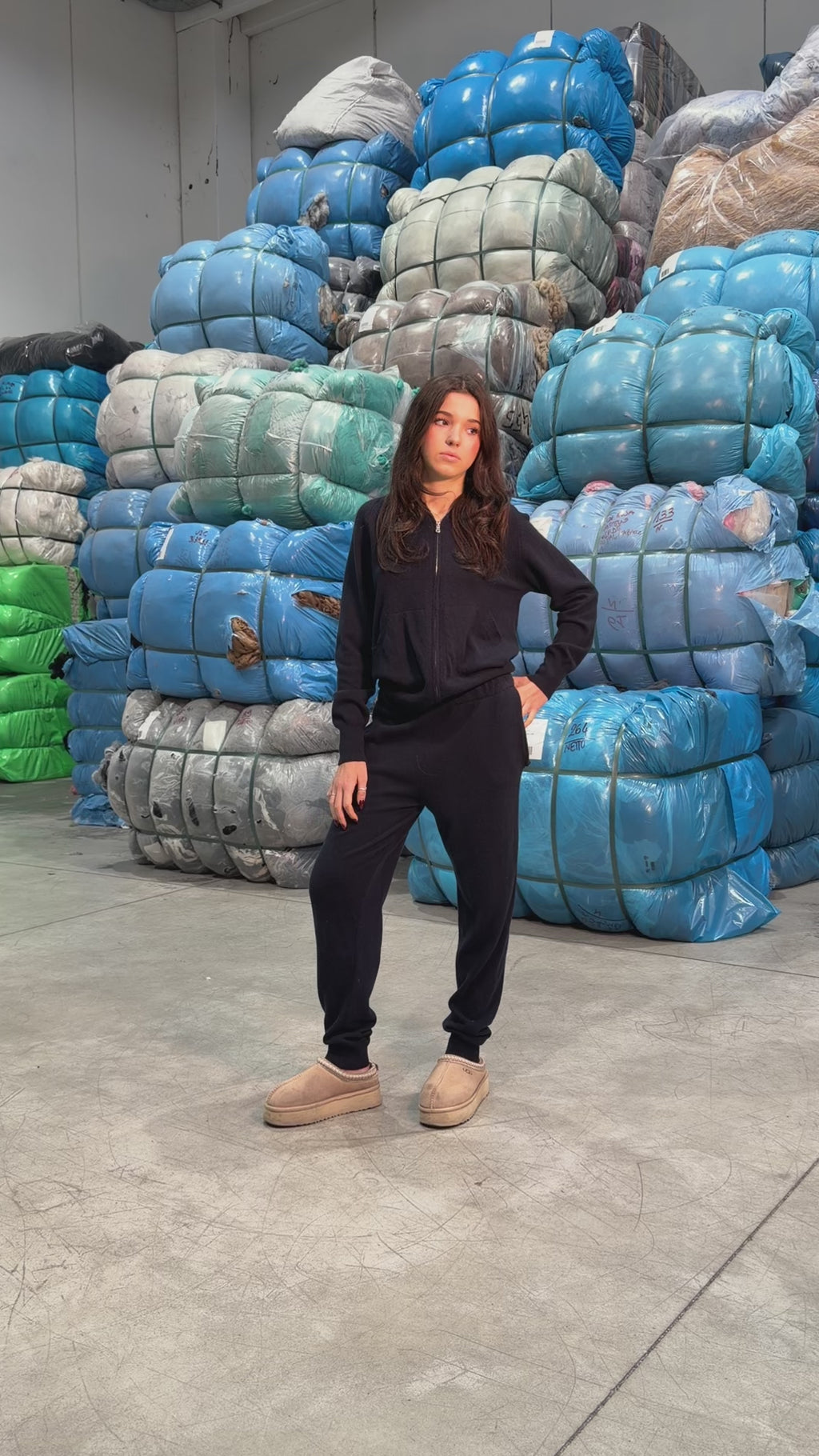 Pantalone Tuta Con Polsino Donna